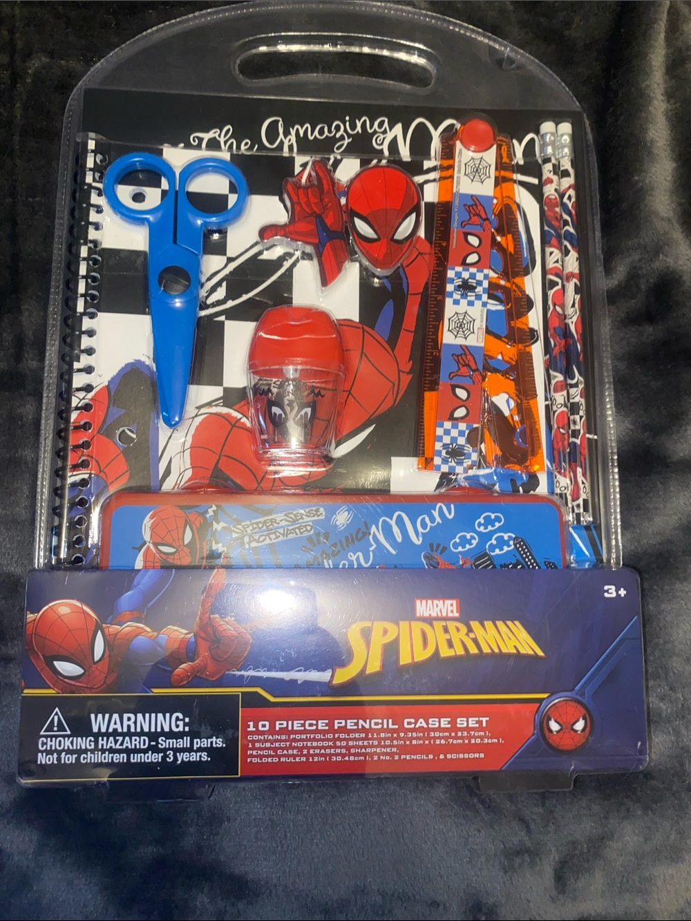 Marvel Spider-Man Blue and Red School Stationery Set